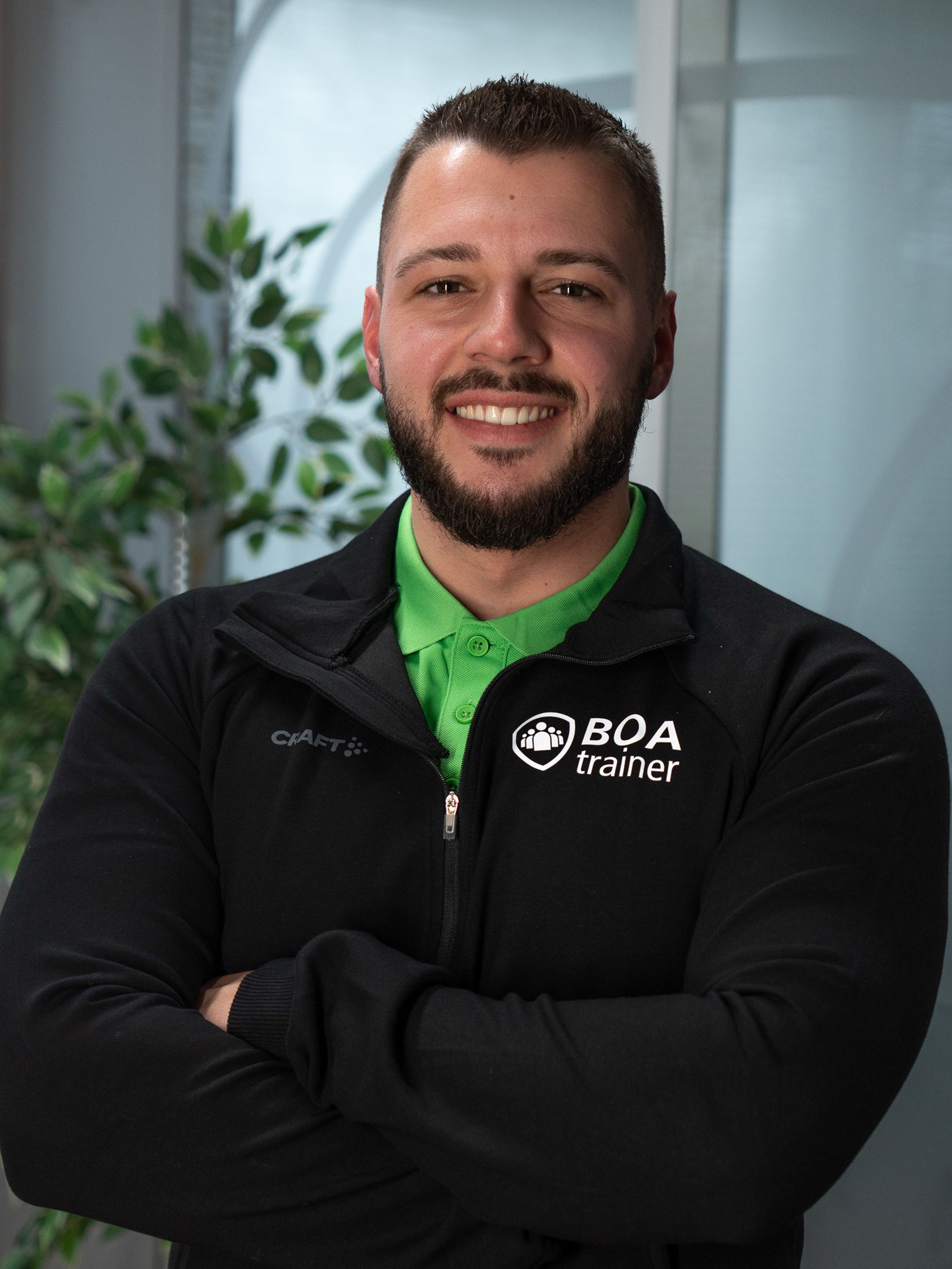 foto van Milan ter introductie van BOAtrainers